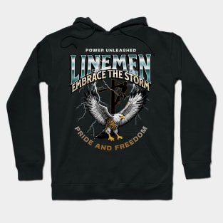 Lineman Pride And Freedom Hoodie